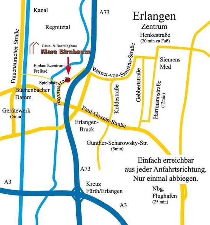 Hotel Klara Birnbaum Erlangen Buitenkant foto